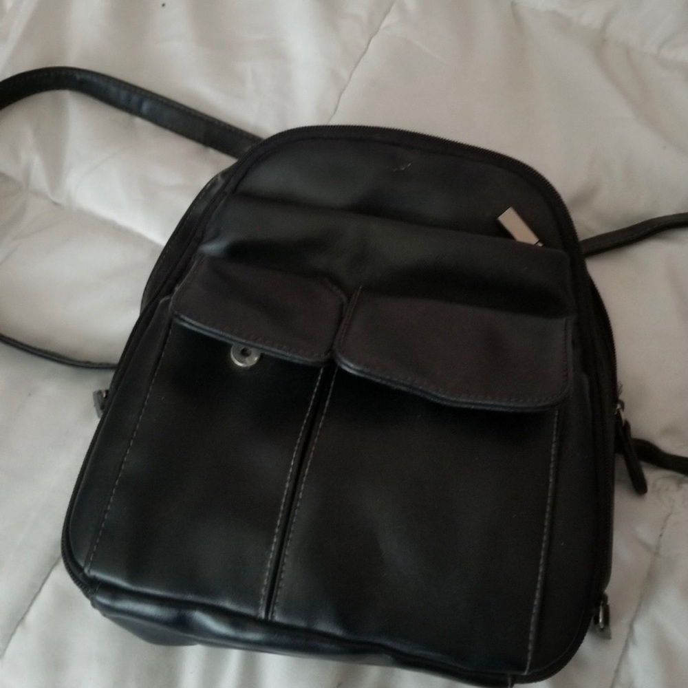 90s vintage black backpack